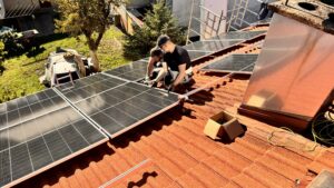 montáž FV panelov2